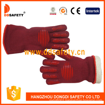 Red Aramid Heat Resistence Glove